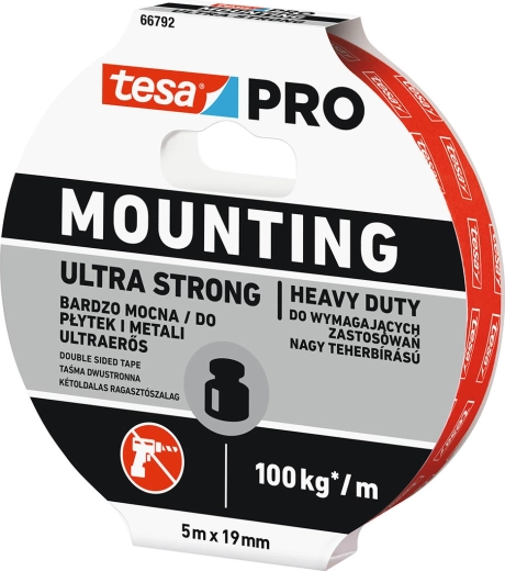 Montážna páska Ultra Strong 19 mm × 5 m Tesa