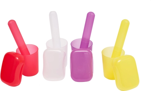 Cestovná toaletná sada: puzdro, pohár a mydelnička - mix farieb