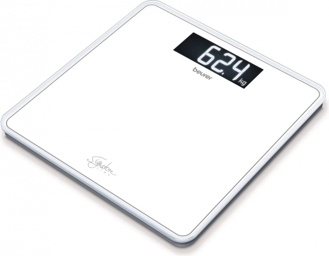 Beurer SignatureLine sklenená osobná váha GS 400 biela