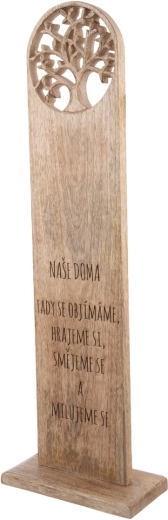 Naša doma drevená servírovacia doska z mangového dreva 80 cm