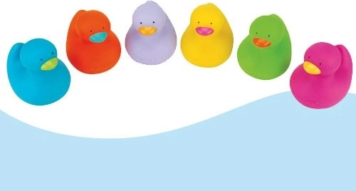 Hračka do vane - sada kačičiek (6 ks).