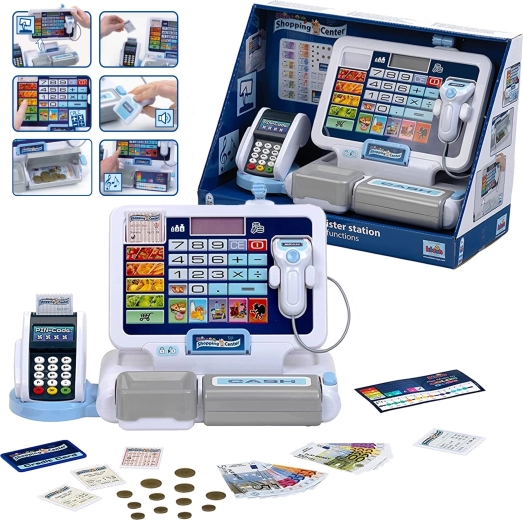 Pokladňa pre deti s terminálom a skenerom KLEIN