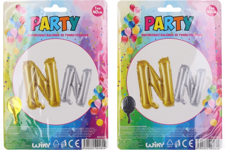 Nafukovací balónik písmeno N