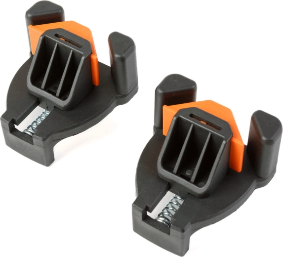 Rohové upínacie svorky 90° pre materiál 5–22 mm, 2 kusy