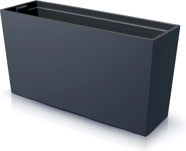 Kvetináč Urbi Case M s vložkou 77 cm antracitový