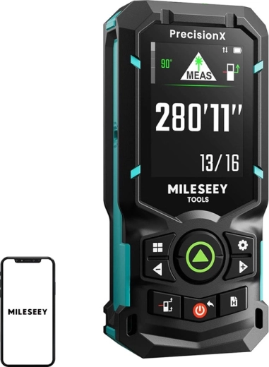 Mileseey S50 laserový diaľkomer so zeleným laserom 120 m