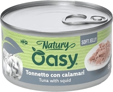 Oasy Natury mäkké želé – tuniak s kalamárom 85 g