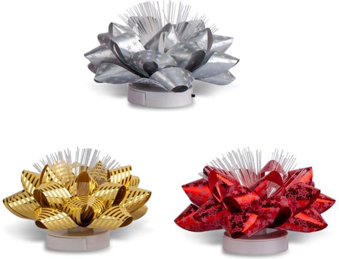 Svietiaca darčeková mašľa s LED, vrátane batérií (3 varianty)