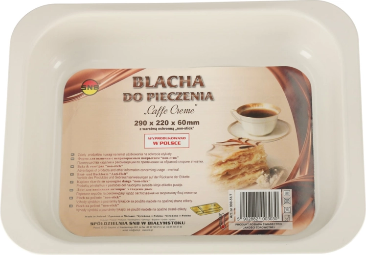 Forma na pečenie s nepriľnavým povrchom 29cm x 22cm x 6cm hnedá