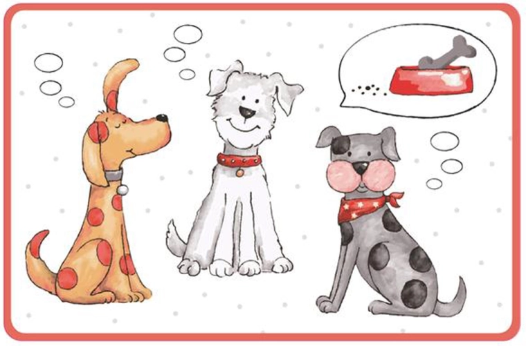 Plastové prestieranie Toro s motívom mačky a psa 44 × 28,5 cm