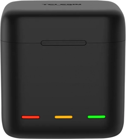 Telesin 3‑slotová nabíjačka a puzdro pre batérie GOPRO HERO 12/11/10/9