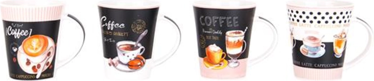 Keramický hrnček na kávu 350 ml, rôzne motívy