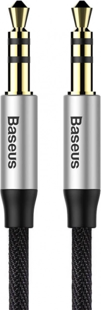 Baseus audio kábel 3,5 mm jack – opletený, pozlátené konektory, 1,5 m