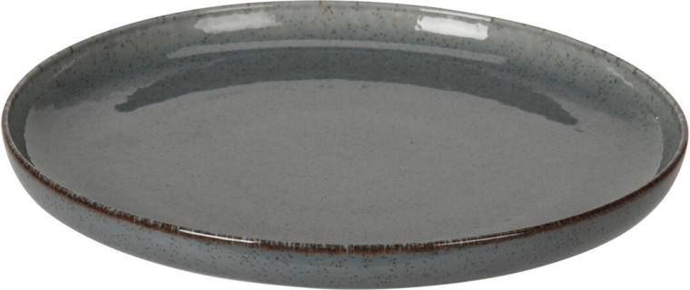 Dezertný porcelánový tanier 19 cm s hnedým lemom