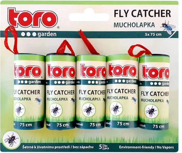 Mucholapka TORO 75 cm, bez chémie, 5 ks