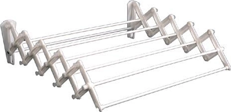 Harmonika sušiak na bielizeň Praktik 80 cm biely