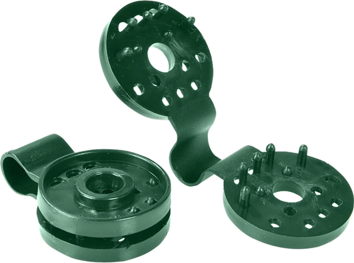 Upínacia spona k tkanej tieniacej sieti PE s UV ochranou, 10,2 × 4 cm (20 ks)