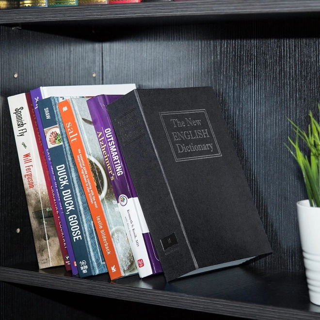 Sejf ukrytý v knihe s kľúčom 18 × 11,5 × 5,6 cm