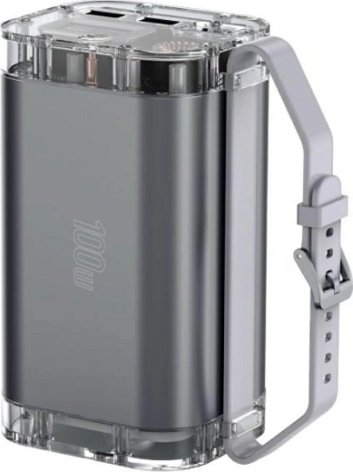 Powerbanka Lucid Ultra 40000 mAh 100 W sivá