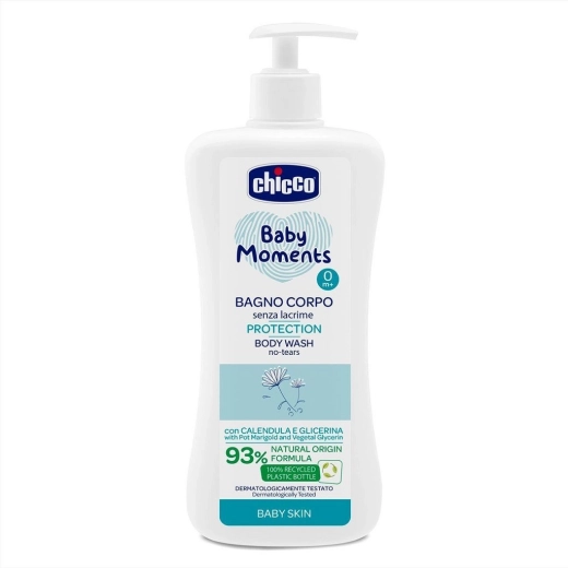 Chicco detský sprchový gél Baby Moments Protection 500 ml