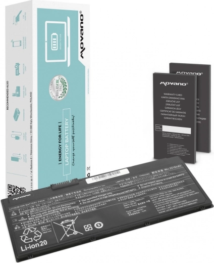 Batéria Movano FPB0338S pre Fujitsu LifeBook U758 3490 mAh (50 Wh)