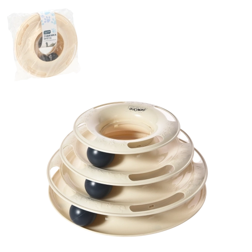 Interaktívna veža s loptičkami pre mačky