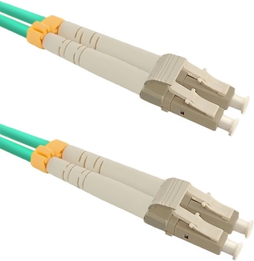 Optický patchcord LC/UPC–LC/UPC OM3 50/125 mm 15 m LSZH