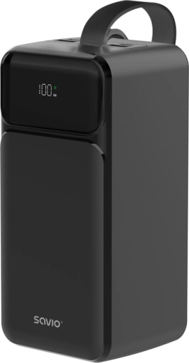 Savio powerbanka 50 000 mAh čierna