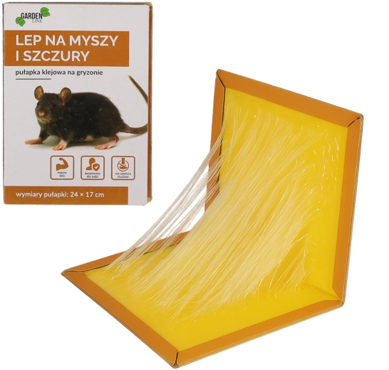 Lepová pasca na myši a potkany 24 × 17 cm