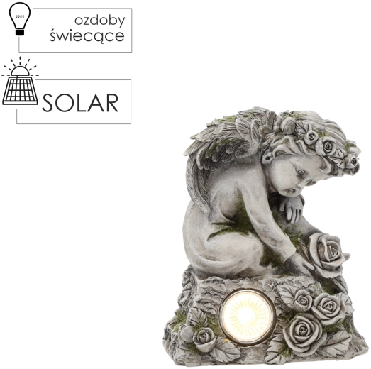 Dekoratívna anjelská figúrka s LED osvetlením GardenLine