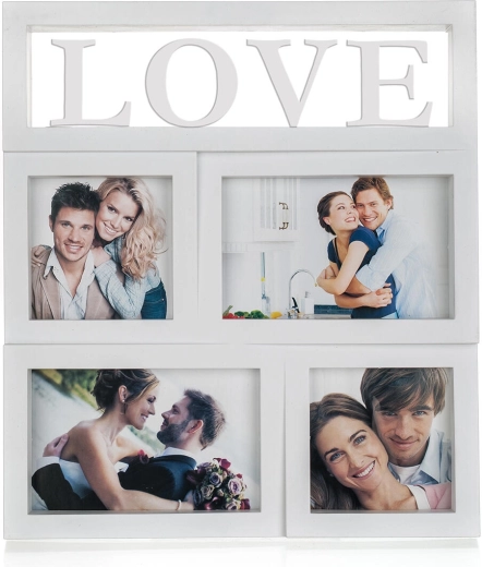 Fotorámik Love pre 4 fotografie 28 × 31 cm