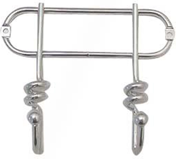 Nástenný vešiak Toro Twist s 2 háčikmi