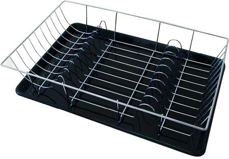 Odkvapkávač riadu 48 × 32 cm s plastovou táckou