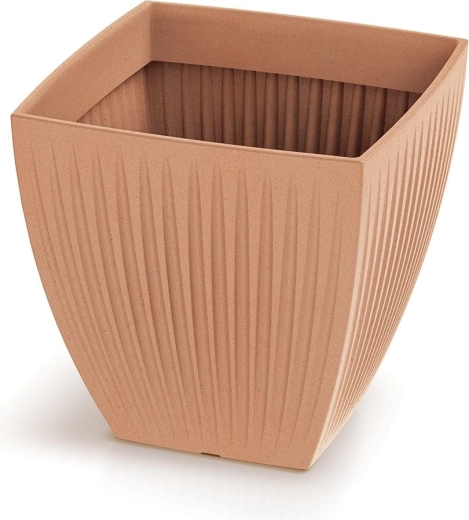 Kvetináč Latia Square Midl 30 × 30 × 30 cm terakota