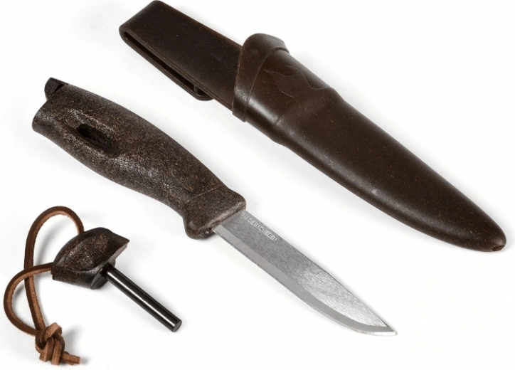 Light My Fire Swedish FireKnife Cocoshell nôž s kresadlom a puzdrom, hnedý