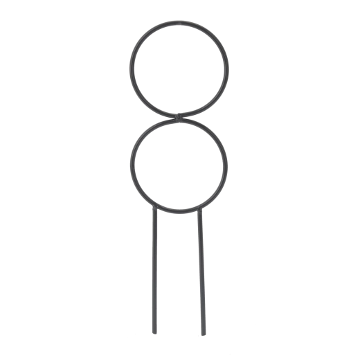 Sada kovových opôr pre izbové rastliny 12 × 40 cm, zelená, 3 ks