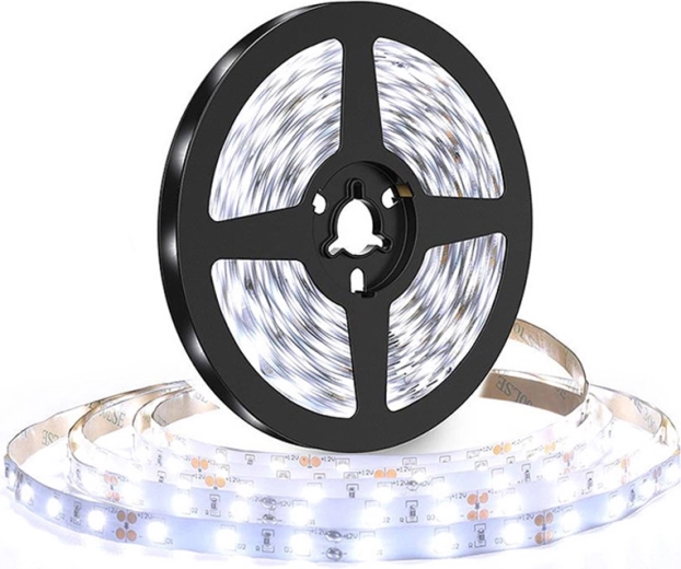 Solight LED svetelný pásik 5 m, 120 LED/m, 10 W/m, 1100 lm/m, IP20, studená biela