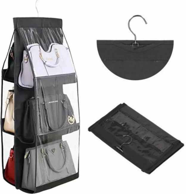 Organizér na kabelky do skrine