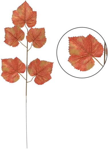 Umelá buková vetva 57 × 20 cm, zelená