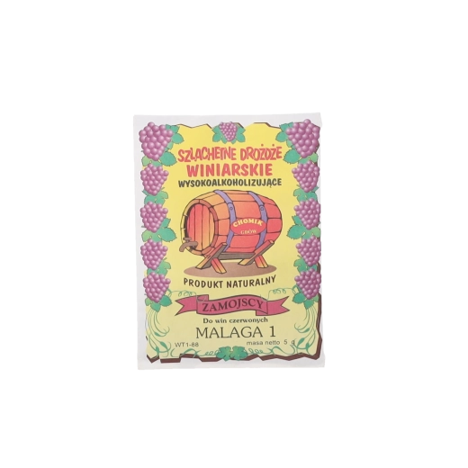 Vínne kvasinky Malaga 1 pre dezertné a ovocné vína 5 g