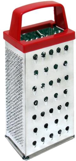 Štvorhranné kuchynské strúhadlo TORO s rukoväťou