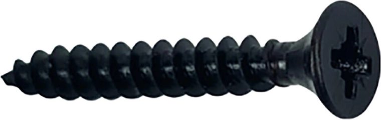 Univerzálne skrutky 4×30 mm, zapustená hlava, čierne (20 ks)