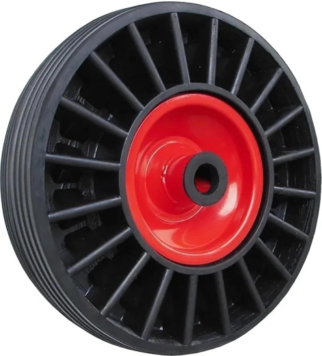 Plné kovové koleso k rudlíku 250 mm, náboj 20 mm