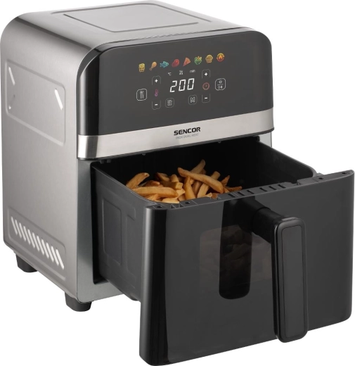 Teplovzdušná fritéza Sencor SFR 6800SS Dual Heat Inox