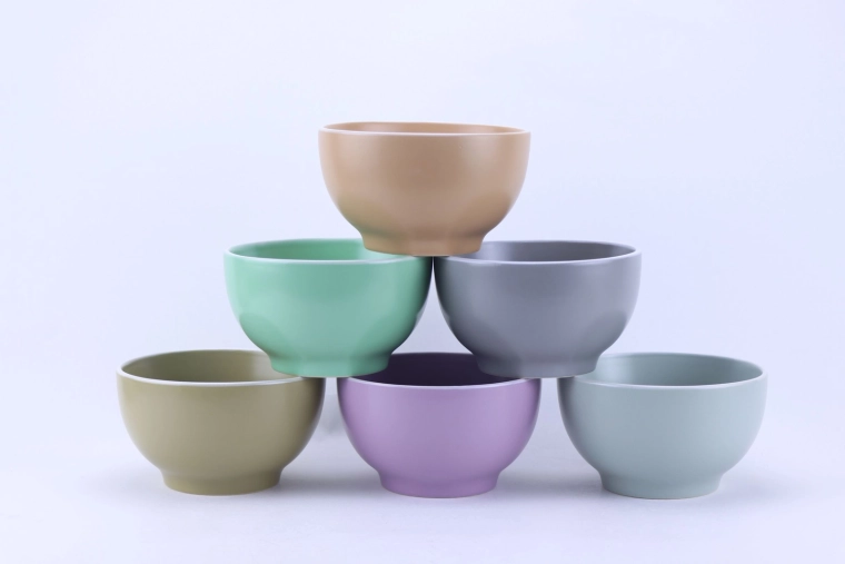 Keramická bujónová miska 680 ml so zelenou glazúrou