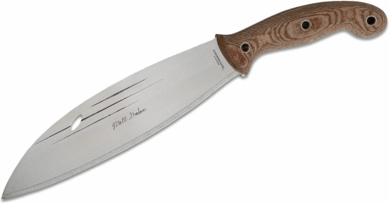 Condor Primitive Bush Mondo vonkajší nôž 25,4 cm, hnedý, Micarta, kožené puzdro