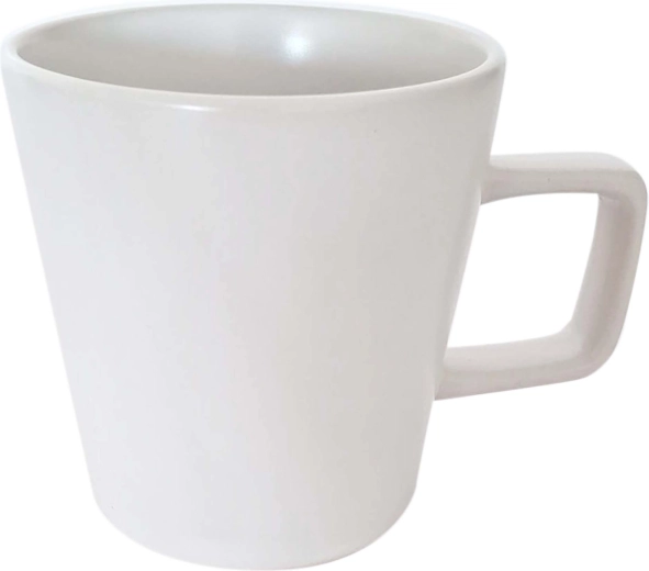 Keramický hrnček 350 ml biely matný Kitchisimo