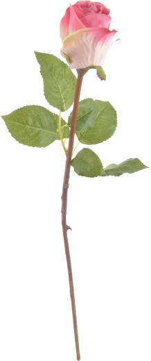 Umelá ruža ružová 51 cm