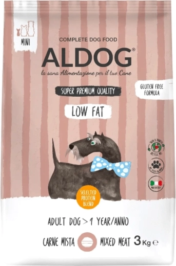 Aldog Low Fat Mini nízkotučné granule pre dospelé psy malých plemien 3 kg