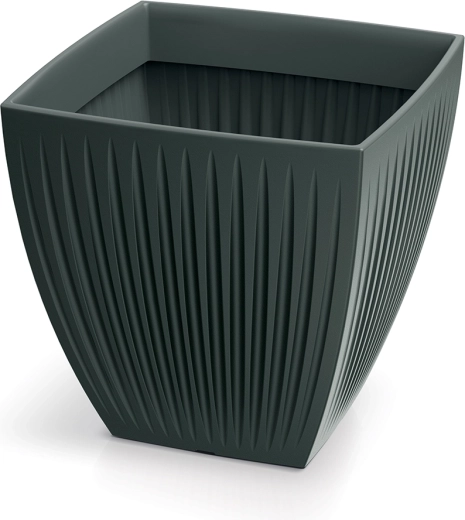 Kvetináč Latia Square 40 × 40 × 40 cm antracit